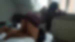 Girl in a Short Dress Flashing Her Booty And Standing on Knees Doggy Style, Home Creepshots