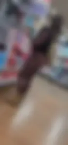 Walmart baddie putting on a show in tight onesie, VTL and cleavage