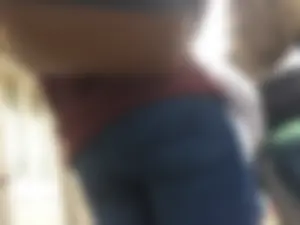 2 nice asses in tight jeans standing around