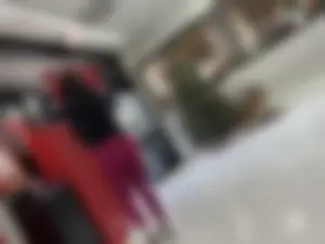 College girl shopping