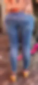 Great milf tight jeans ass