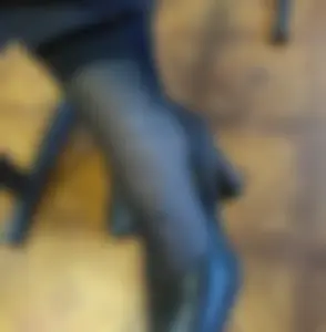 Candid teens' feet in flats, shoes, black pantyhose closeups in classroom and on the street