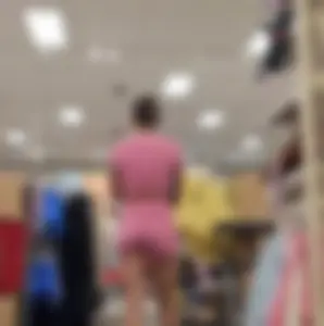 Girl in pink bra less