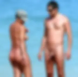 Nude beach and topless girls