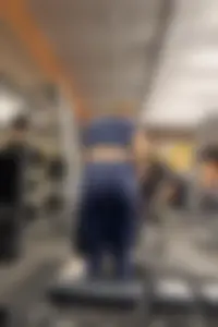 Perfect Blonde Ass at Gym