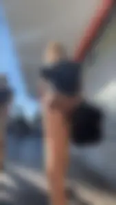 Amazing fit ass blonde