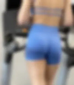 Who do you want more of? Blue or Brown gym girl