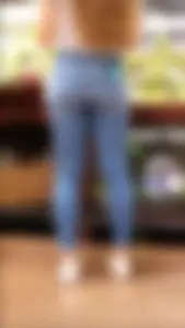 Strawberry Blonde tight jeans