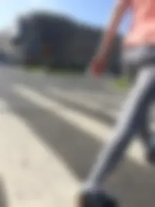 Girl in Cute Tights Passing By Candid Photos