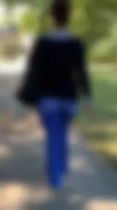 Thick ass caught walking home in jeans