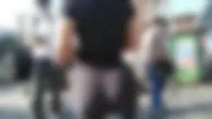 One of my best catches - Big Bubble Booty Latina in spandex gym with ponytail