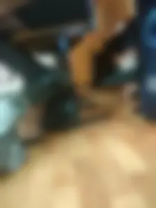Candid College Girl's Shoes Under Desk Creepshots