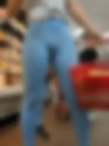 Tight chick at the store