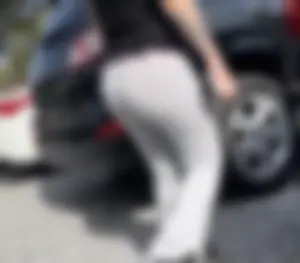 Thick ghetto latina in skin tight flares