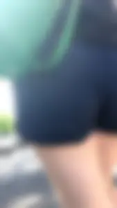 Early 20s milf short shorts