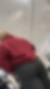Thick Blonde Lululemon Pawg Employee with a fat cameltoe