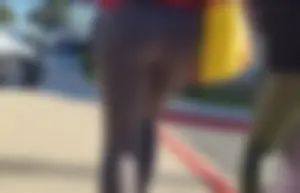 College girl in grey leggings (Got Caught)