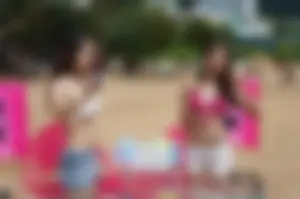 Asian girls in bikinis