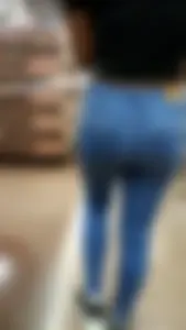 Hot Big Ass in Blue Jeans at a Supermarket Creepshots Gallery