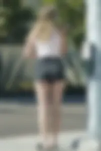 Fastshooter Post 11 - College girl In cheeky shorts / Nice legs