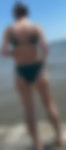 Standers on the beach