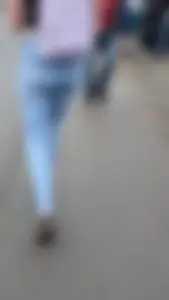 Tight Blue clear jean