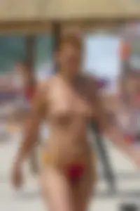Beach voyeur babes in bikinis, thongs and topless