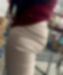 Tight petite slight vpl brunette milf with candy ass  OC