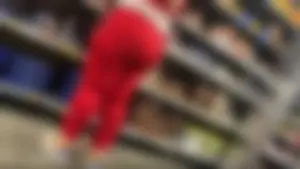 Fat Ass Latina Milf In Red Sweatpants (BBW, Upshots)