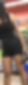 Lovely Latina Chonga thottie in spandex body suit