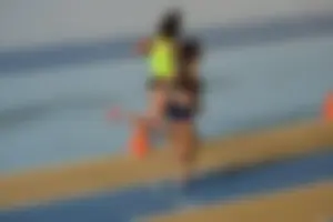 Candid track and field girls
