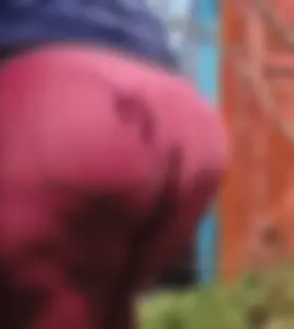 Super Fat Ass In Tight Sweatpants VPL OC ( BBW WARNING )
