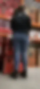 Girl fills her jeans at HD