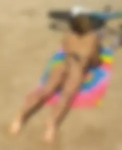 Thong girl on the beach with a great ass