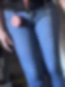 Hot milf in blue tight jeans closeup creepshots, hot ass
