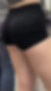 Tight body Thicc robowolf booty in spandex shorts