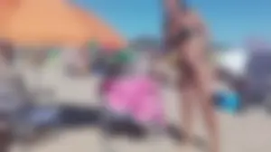 Beach mature milf from all angles