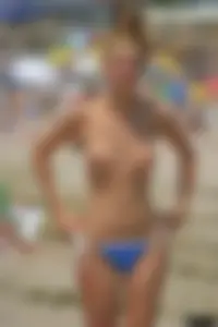 Sexy candid topless and nude beach girls