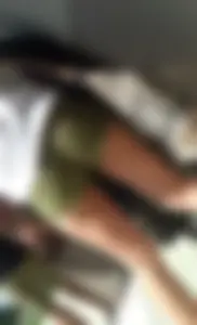 Sexy Booty and Legs in Green Shorts Street Creepshots