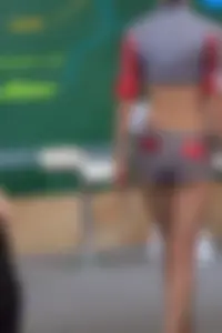 Candid skinny Chinese asses in shorts