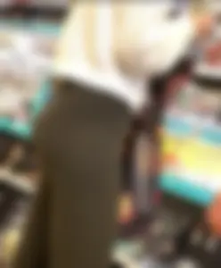 Tight, fit asses at LEGO Store