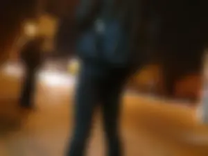 Small Ass in Tight Pants City Street Closeup Creepshots