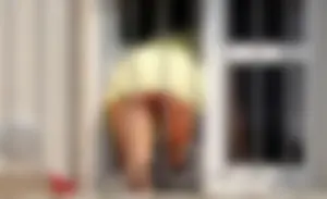 Neighbor student upskirted showing her panties and in bikinis