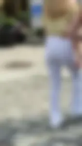 Mix of nice asses out in tight jeans