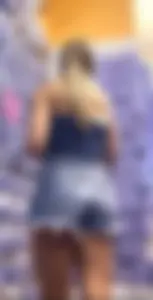 Nice legs and ass in Jean shorts blondie (OC)