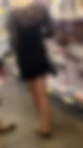 Girl in a Short Dress and Flats Hot Legs Store Creepshots