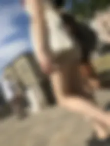 Cute candid girl in shorts street photos, closeups of her legs