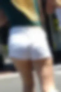 Teen in White Shorts
