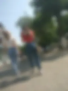 Tight blue jeans creepshots compilation