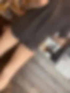 Nice teen thigh gap in booty shorts. Slightly sweaty after workout